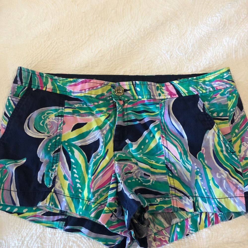 Lilly Pulitzer Lilliana short navy pink 12